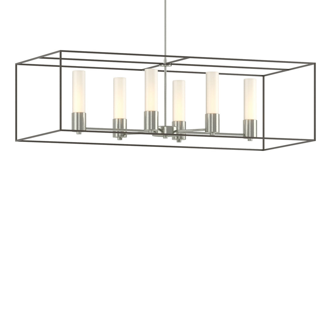 Hubbardton Forge Canada - 138940-SKT-MULT-85-07-GG0392 - Six Light Pendant - Portico - Sterling