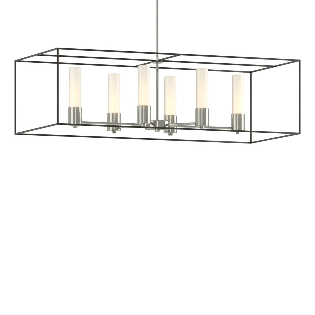 Hubbardton Forge Canada - 138940-SKT-MULT-85-14-GG0392 - Six Light Pendant - Portico - Sterling