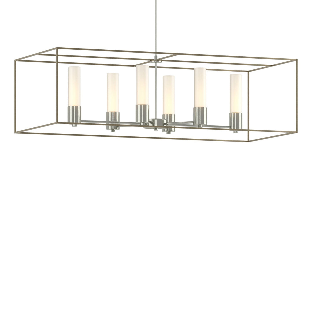 Hubbardton Forge Canada - 138940-SKT-MULT-85-84-GG0392 - Six Light Pendant - Portico - Sterling
