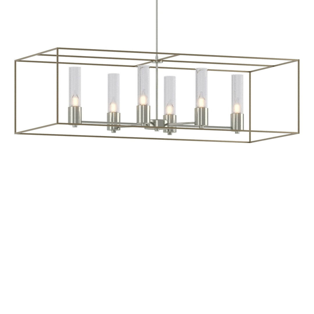 Hubbardton Forge Canada - 138940-SKT-MULT-85-84-II0392 - Six Light Pendant - Portico - Sterling
