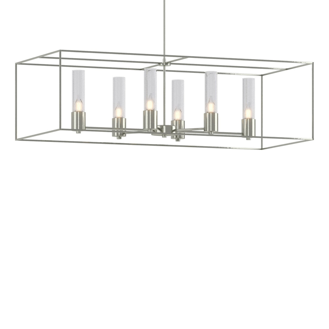 Hubbardton Forge Canada - 138940-SKT-MULT-85-85-II0392 - Six Light Pendant - Portico - Sterling