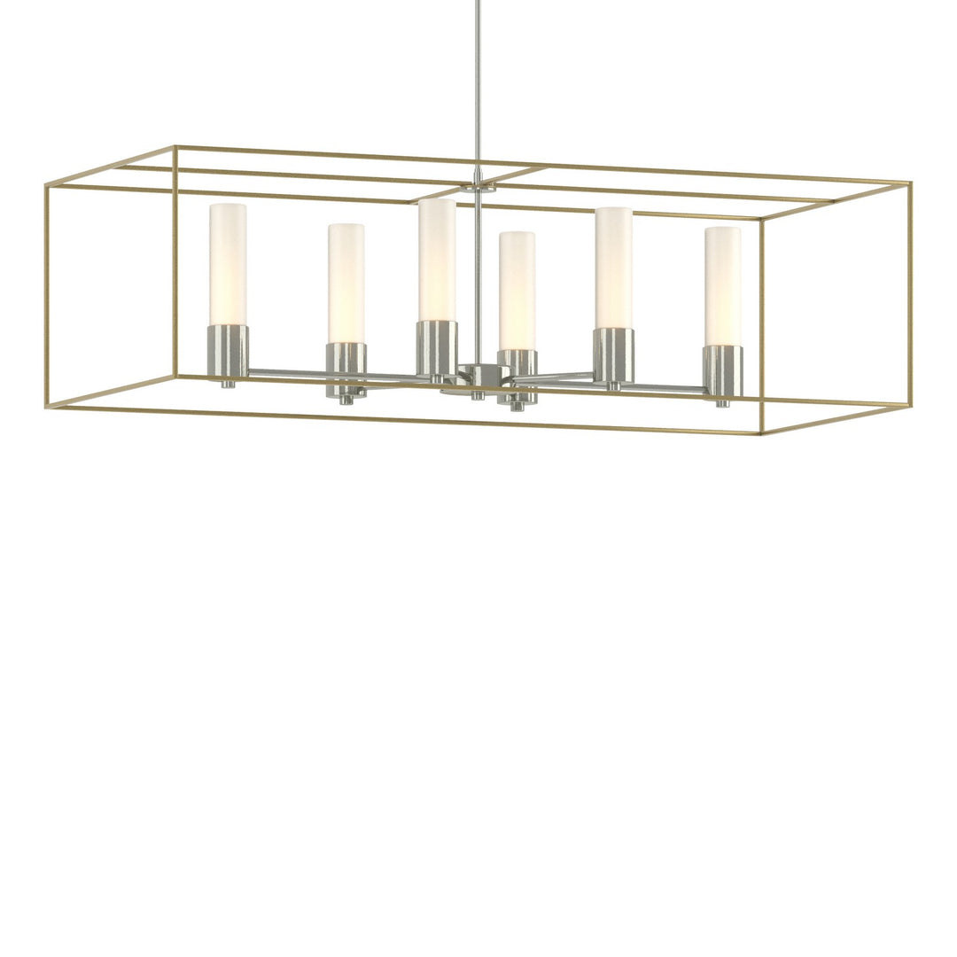Hubbardton Forge Canada - 138940-SKT-MULT-85-86-GG0392 - Six Light Pendant - Portico - Sterling