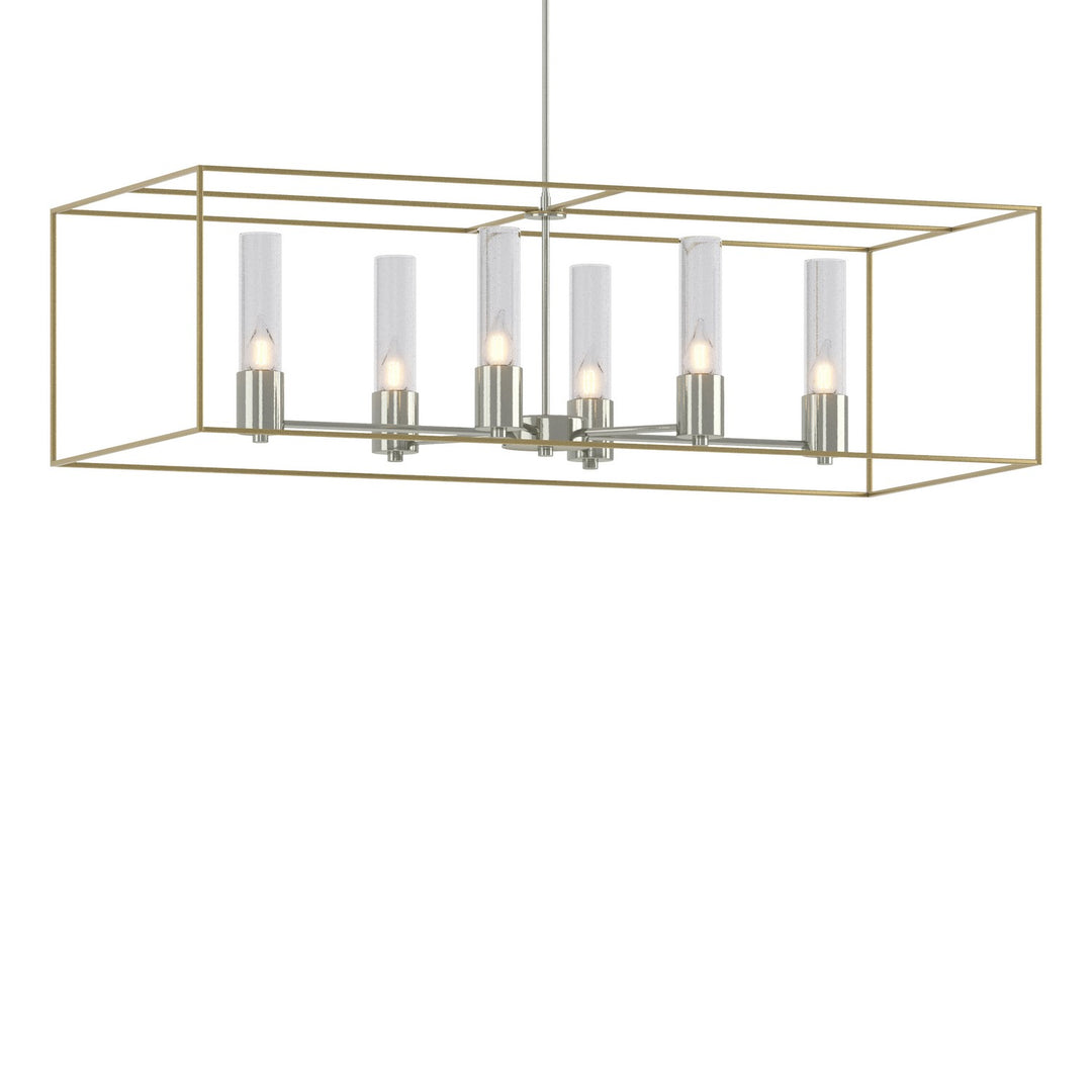 Hubbardton Forge Canada - 138940-SKT-MULT-85-86-II0392 - Six Light Pendant - Portico - Sterling