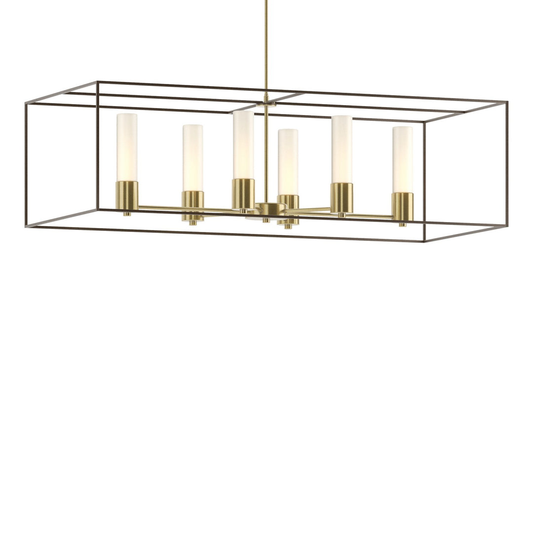 Hubbardton Forge Canada - 138940-SKT-MULT-86-05-GG0392 - Six Light Pendant - Portico - Modern Brass