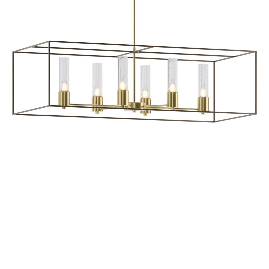 Hubbardton Forge Canada - 138940-SKT-MULT-86-05-II0392 - Six Light Pendant - Portico - Modern Brass