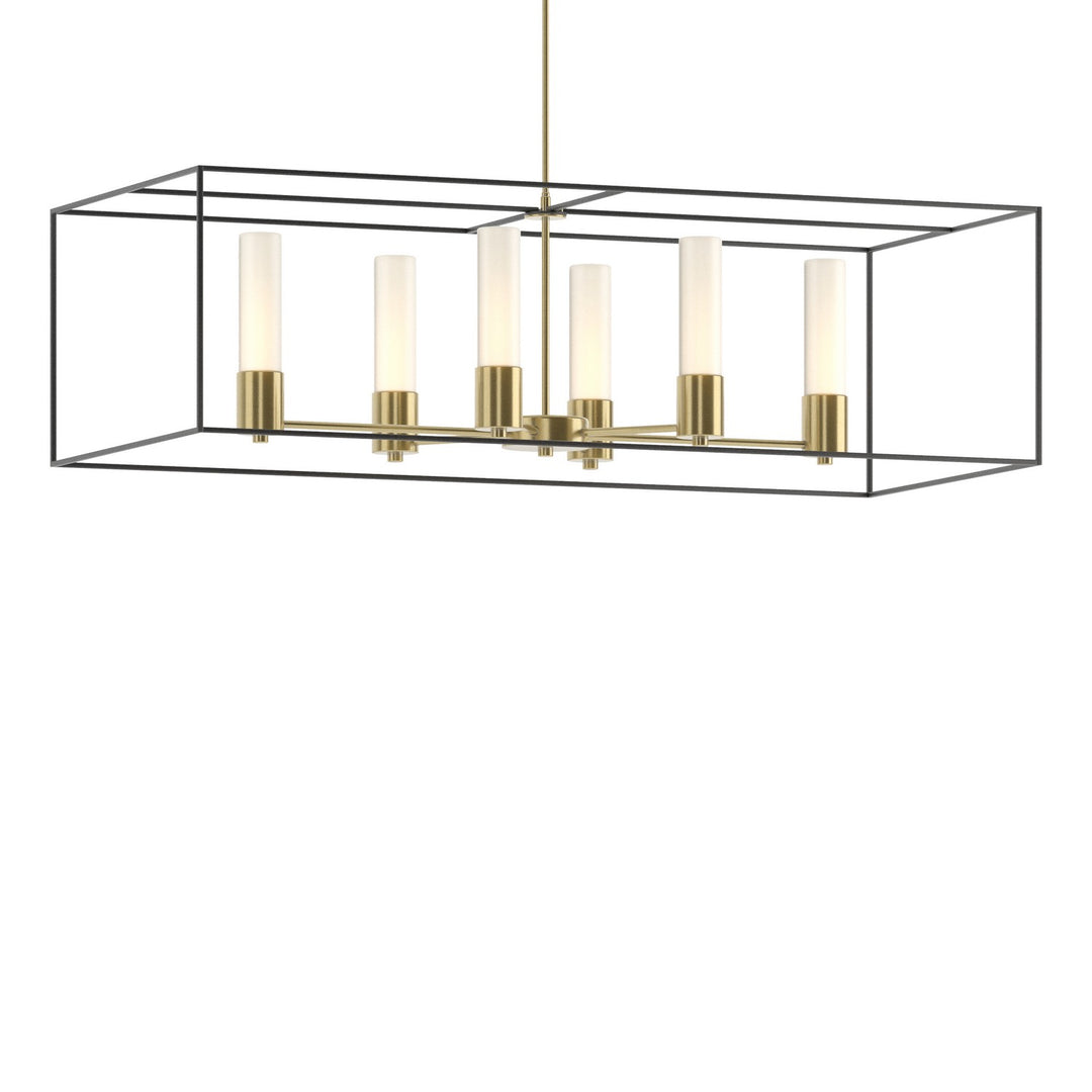 Hubbardton Forge Canada - 138940-SKT-MULT-86-10-GG0392 - Six Light Pendant - Portico - Modern Brass