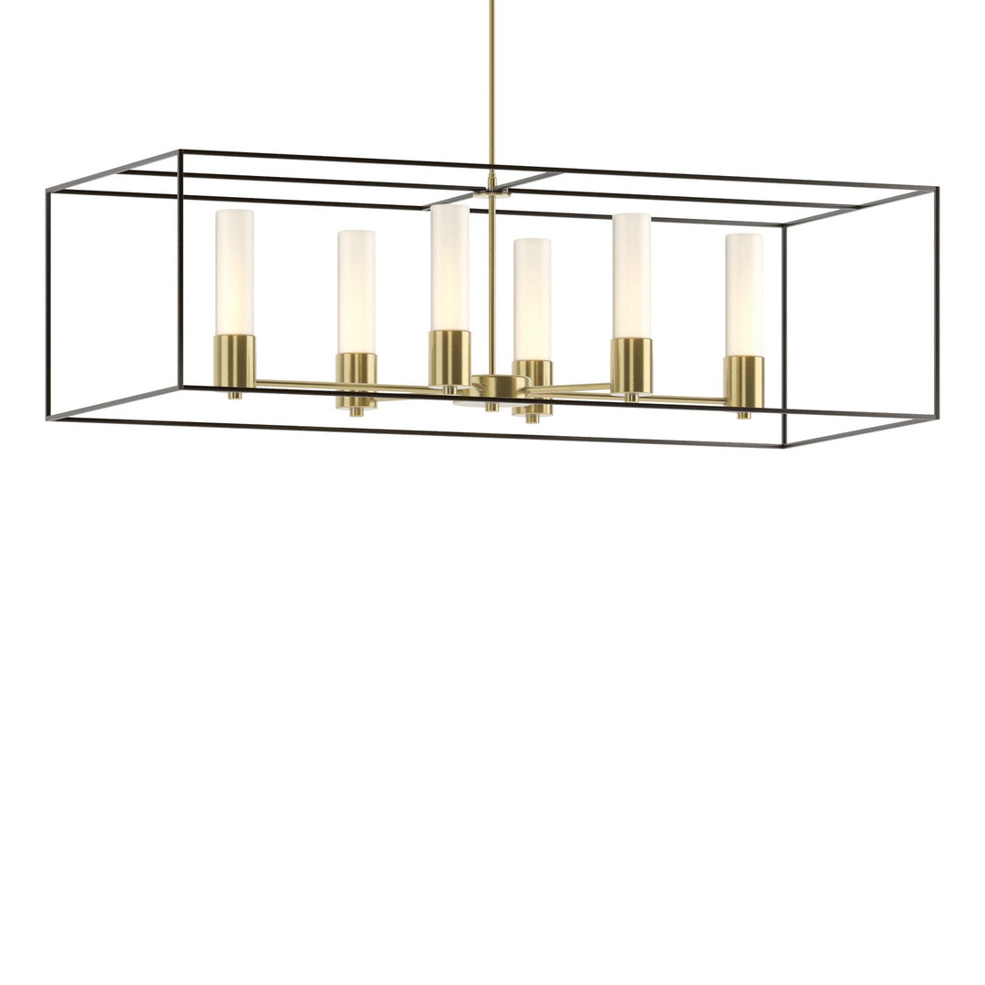 Hubbardton Forge Canada - 138940-SKT-MULT-86-14-GG0392 - Six Light Pendant - Portico - Modern Brass