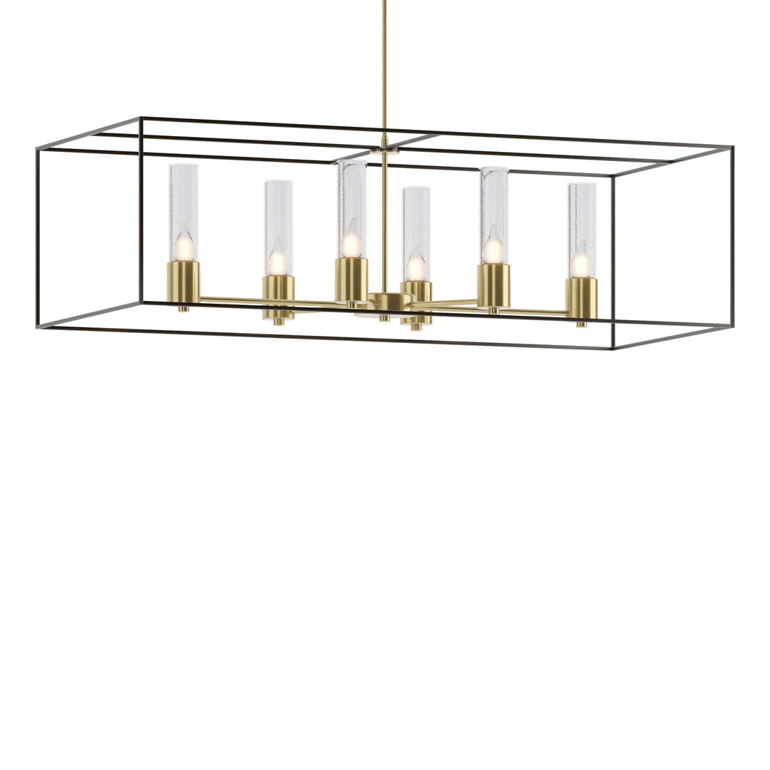 Hubbardton Forge Canada - 138940-SKT-MULT-86-14-II0392 - Six Light Pendant - Portico - Modern Brass