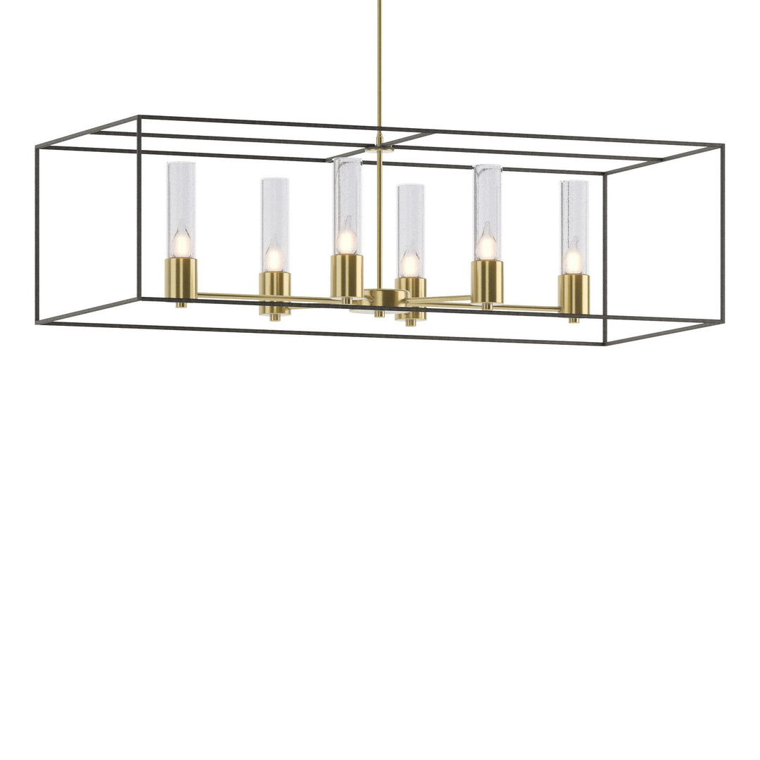 Hubbardton Forge Canada - 138940-SKT-MULT-86-20-II0392 - Six Light Pendant - Portico - Modern Brass