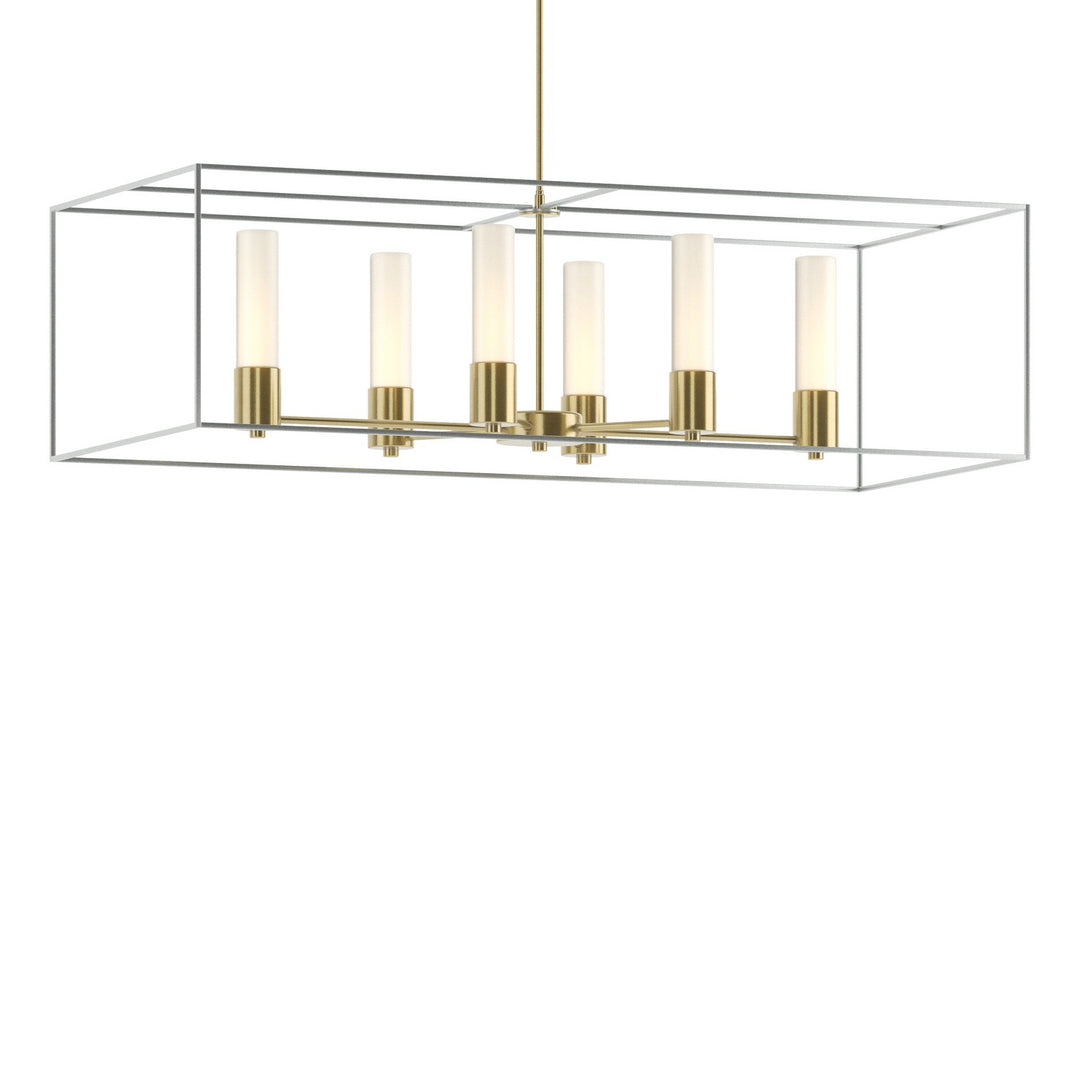 Hubbardton Forge Canada - 138940-SKT-MULT-86-82-GG0392 - Six Light Pendant - Portico - Modern Brass