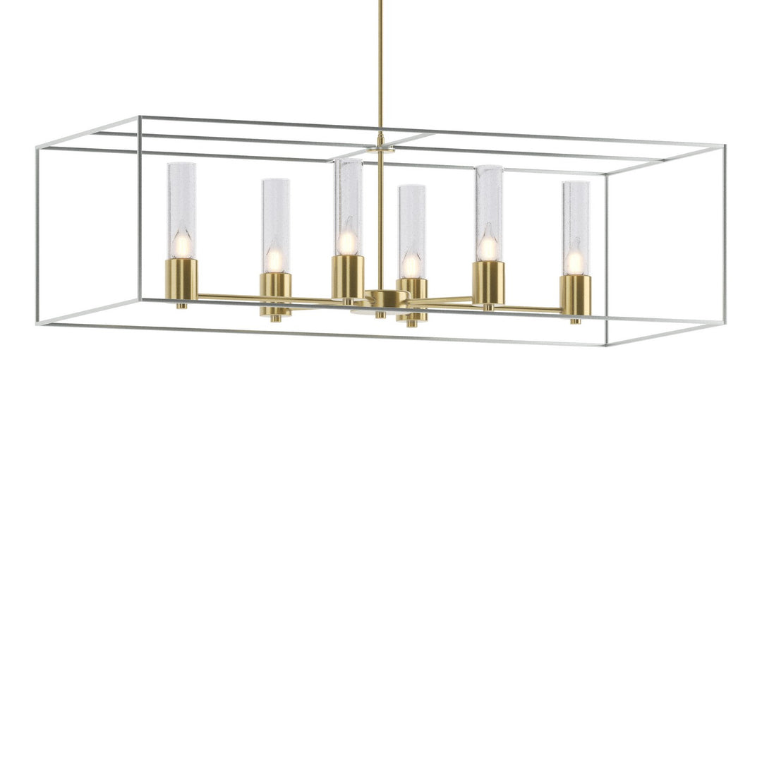 Hubbardton Forge Canada - 138940-SKT-MULT-86-82-II0392 - Six Light Pendant - Portico - Modern Brass
