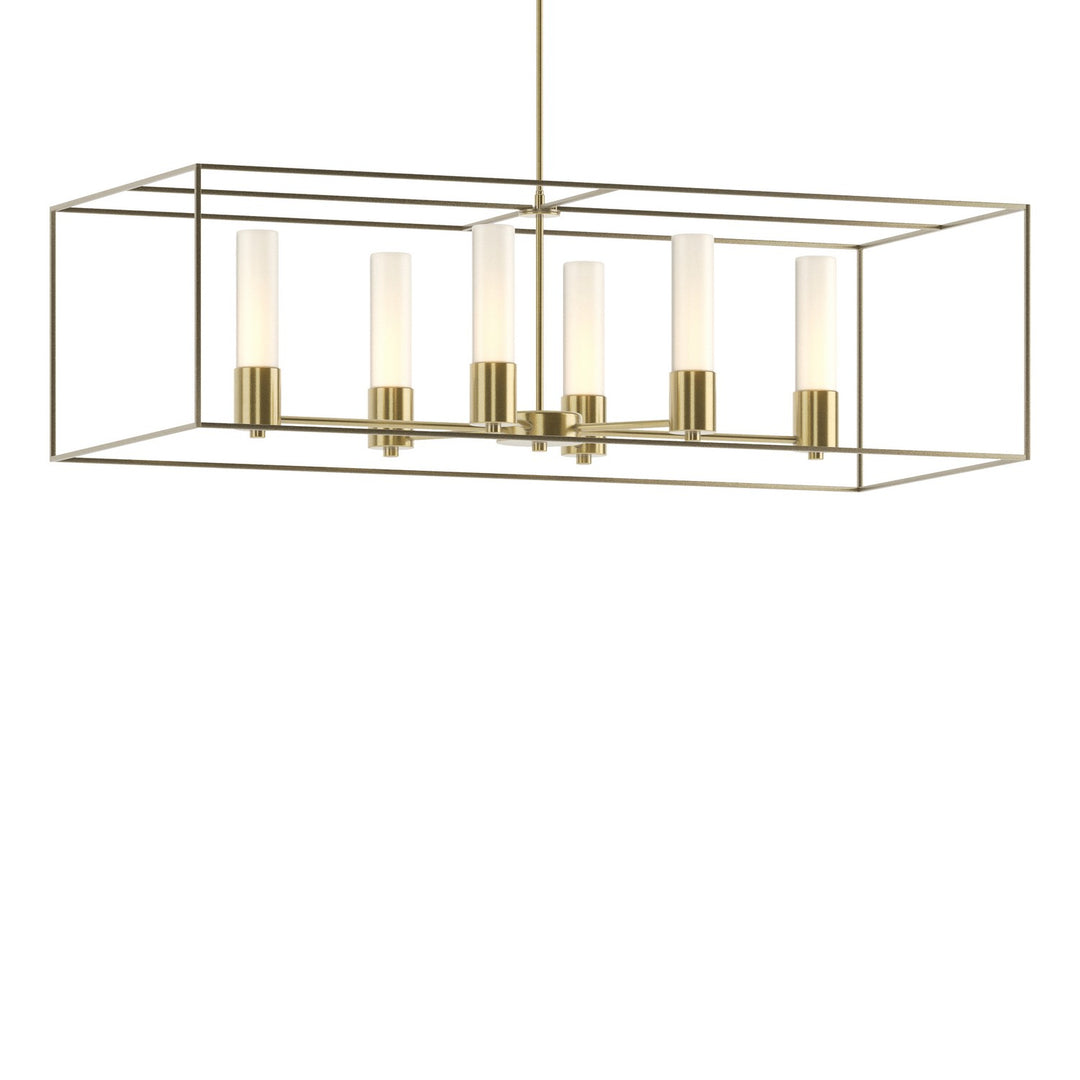 Hubbardton Forge Canada - 138940-SKT-MULT-86-84-GG0392 - Six Light Pendant - Portico - Modern Brass
