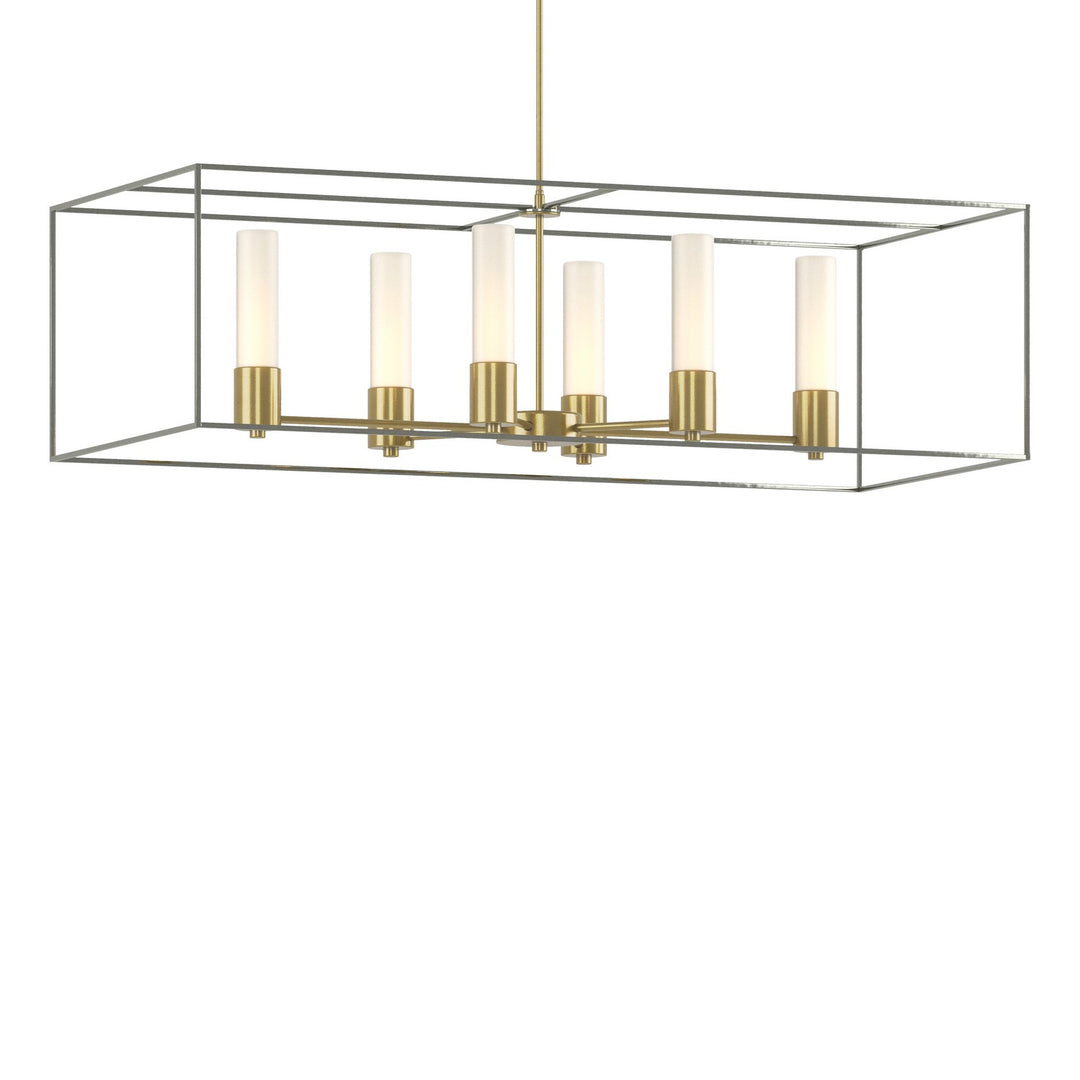 Hubbardton Forge Canada - 138940-SKT-MULT-86-85-GG0392 - Six Light Pendant - Portico - Modern Brass