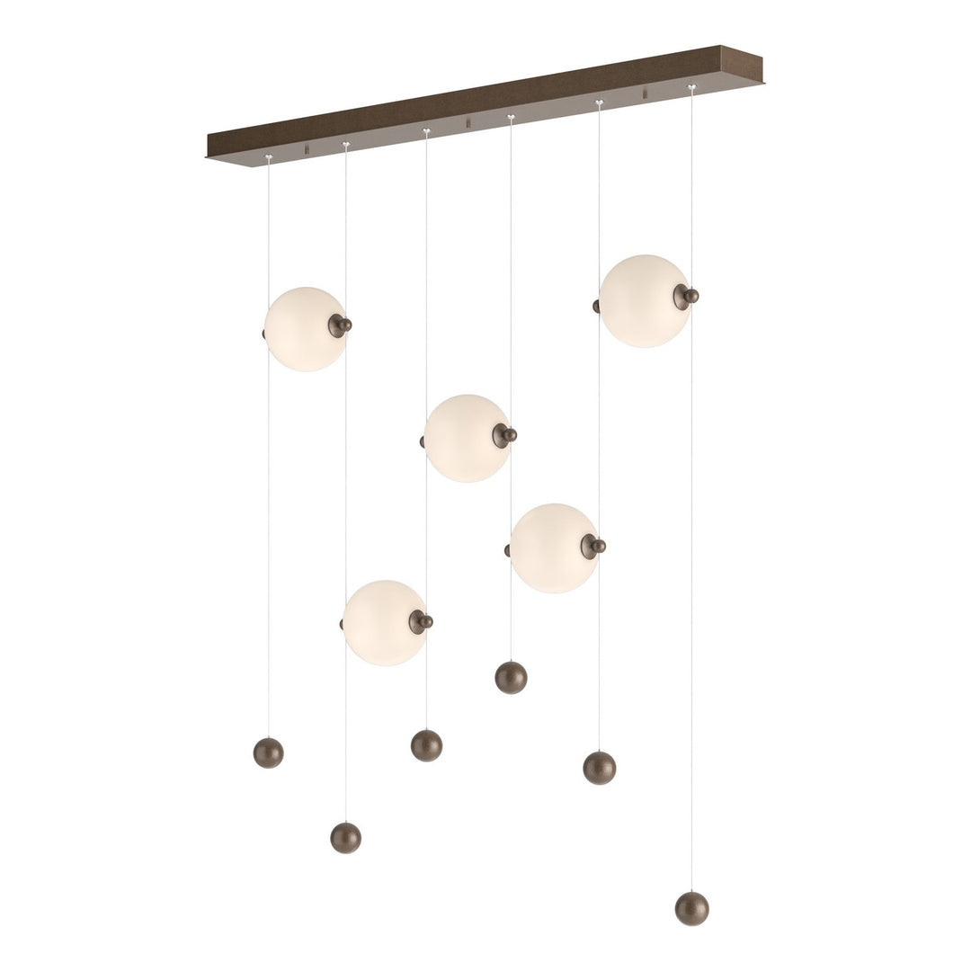 Hubbardton Forge Canada - 139050-LED-STND-05-GG0668 - LED Pendant - Abacus - Bronze