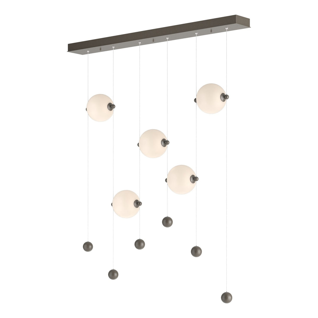 Hubbardton Forge Canada - 139050-LED-STND-07-GG0668 - LED Pendant - Abacus - Dark Smoke