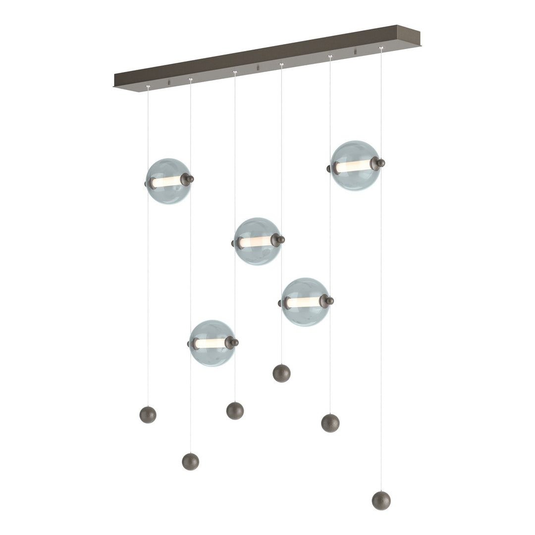 Hubbardton Forge Canada - 139050-LED-STND-07-YL0668 - LED Pendant - Abacus - Dark Smoke