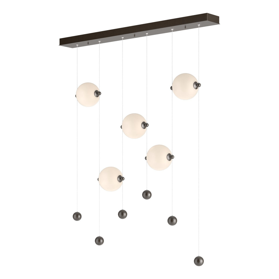 Hubbardton Forge Canada - 139050-LED-STND-14-GG0668 - LED Pendant - Abacus - Oil Rubbed Bronze