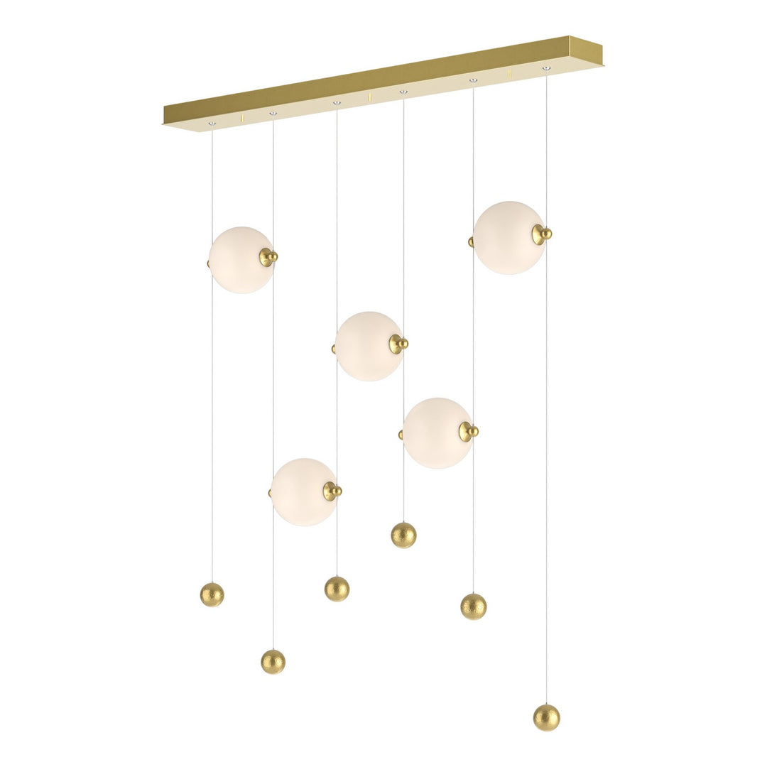 Hubbardton Forge Canada - 139050-LED-STND-86-GG0668 - LED Pendant - Abacus - Modern Brass
