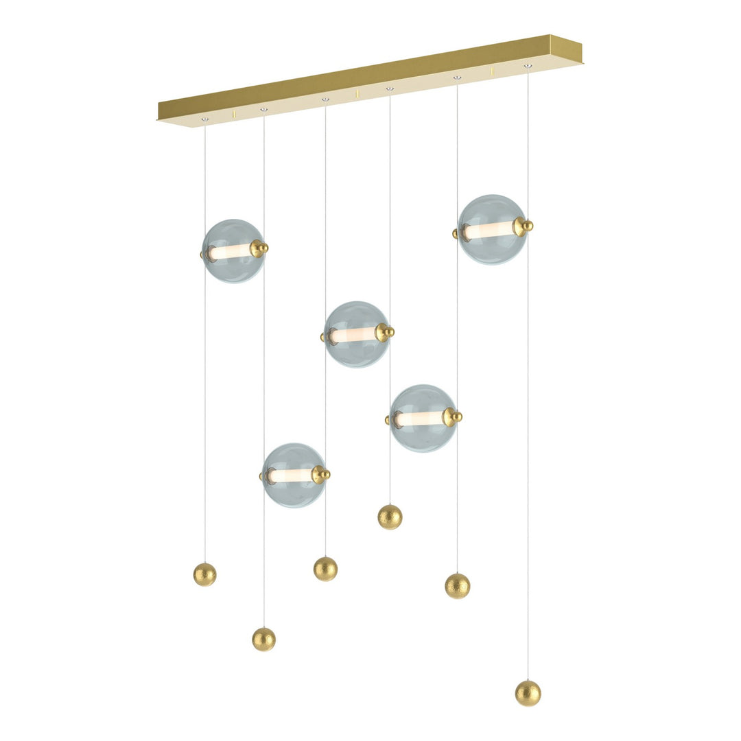 Hubbardton Forge Canada - 139050-LED-STND-86-YL0668 - LED Pendant - Abacus - Modern Brass
