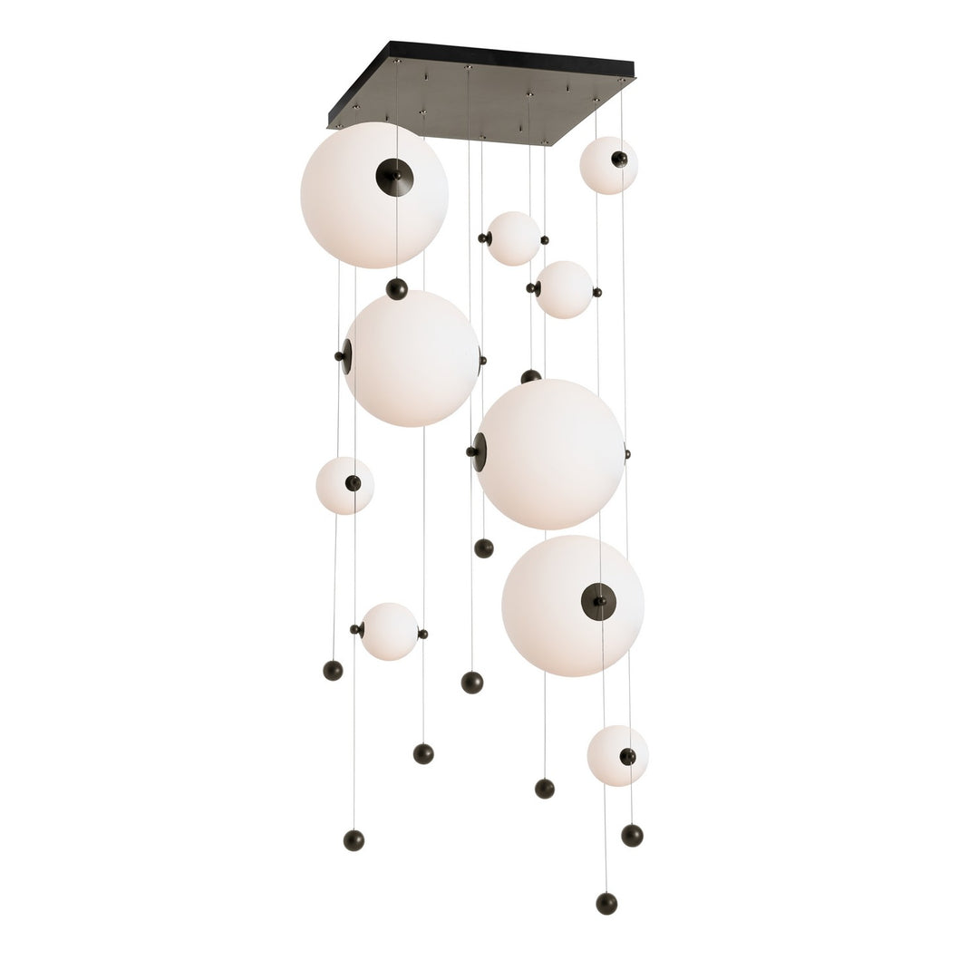 Hubbardton Forge Canada - 139051-LED-STND-14-GG0694 - LED Pendant - Abacus - Oil Rubbed Bronze