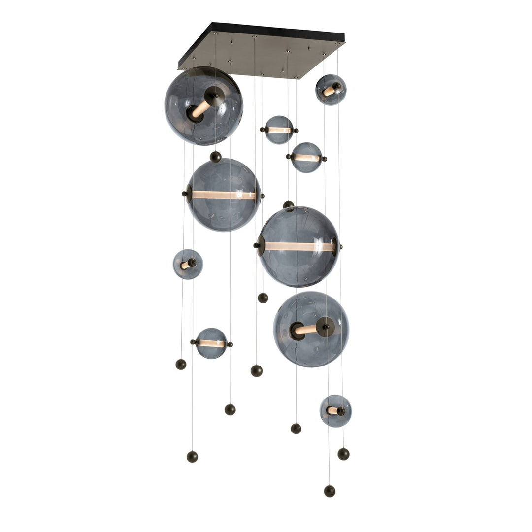 Hubbardton Forge Canada - 139051-LED-STND-14-YL0694 - LED Pendant - Abacus - Oil Rubbed Bronze