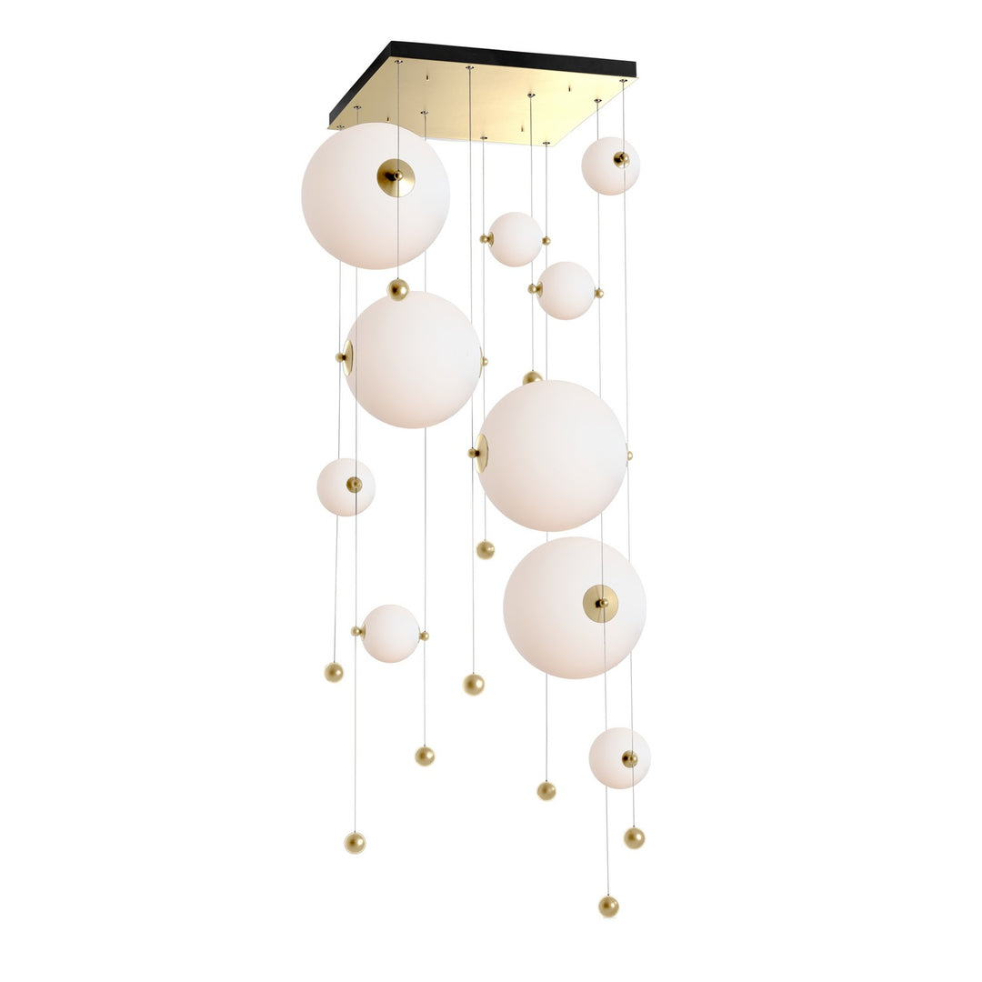 Hubbardton Forge Canada - 139051-LED-STND-86-GG0694 - LED Pendant - Abacus - Modern Brass