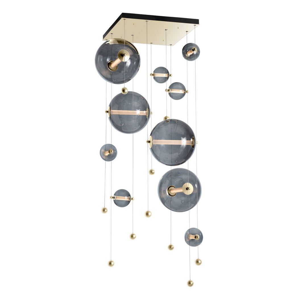 Hubbardton Forge Canada - 139051-LED-STND-86-YL0694 - LED Pendant - Abacus - Modern Brass