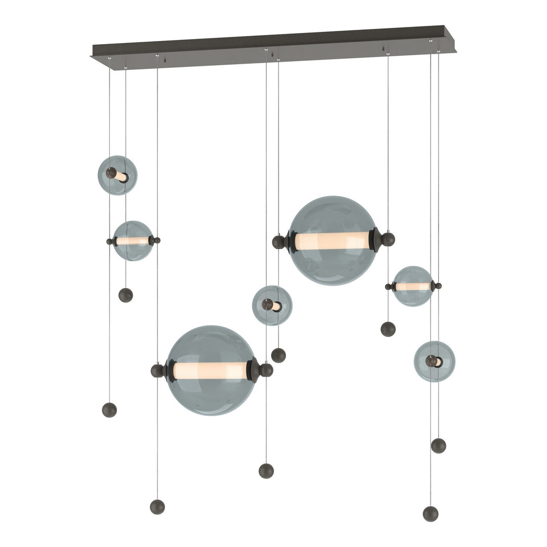 Hubbardton Forge Canada - 139054-LED-STND-07-YL0694 - LED Pendant - Abacus - Dark Smoke