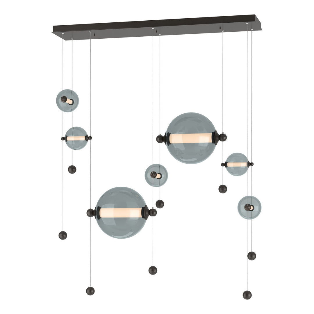 Hubbardton Forge Canada - 139054-LED-STND-14-YL0694 - LED Pendant - Abacus - Oil Rubbed Bronze