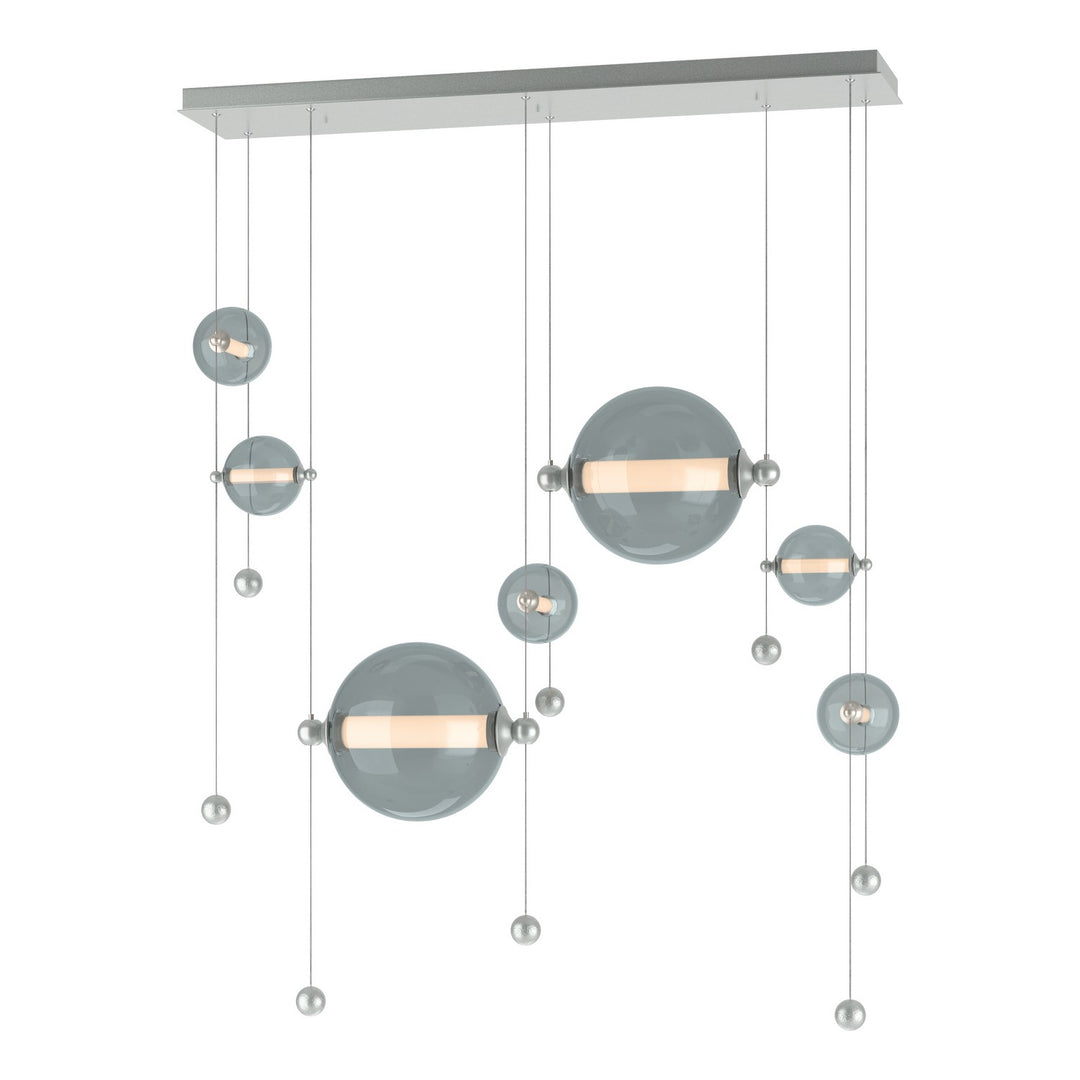 Hubbardton Forge Canada - 139054-LED-STND-82-YL0694 - LED Pendant - Abacus - Vintage Platinum