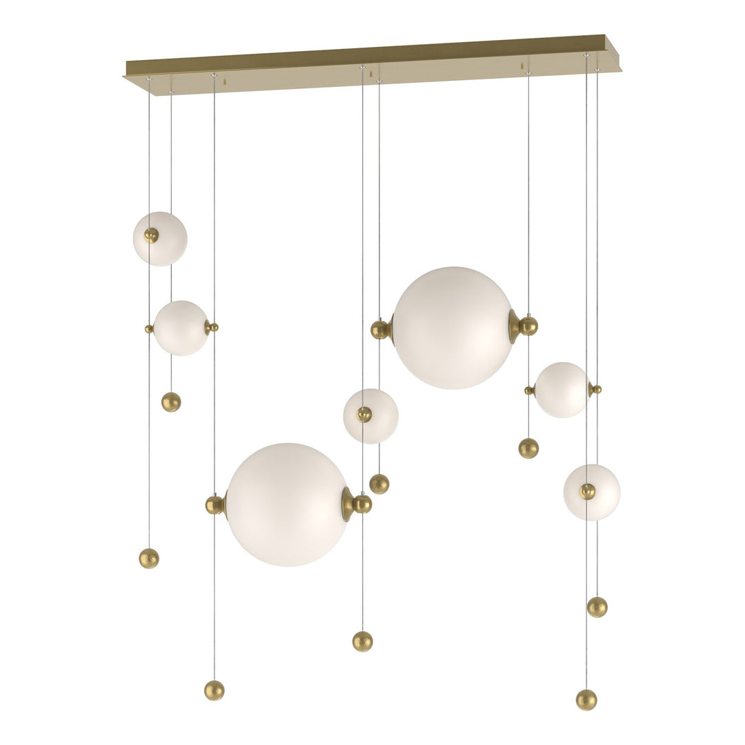 Hubbardton Forge Canada - 139054-LED-STND-86-GG0694 - LED Pendant - Abacus - Modern Brass