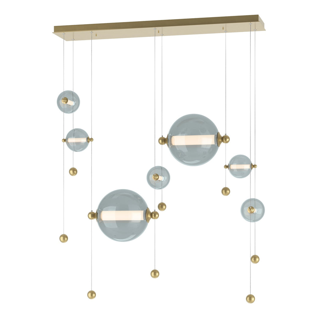 Hubbardton Forge Canada - 139054-LED-STND-86-YL0694 - LED Pendant - Abacus - Modern Brass