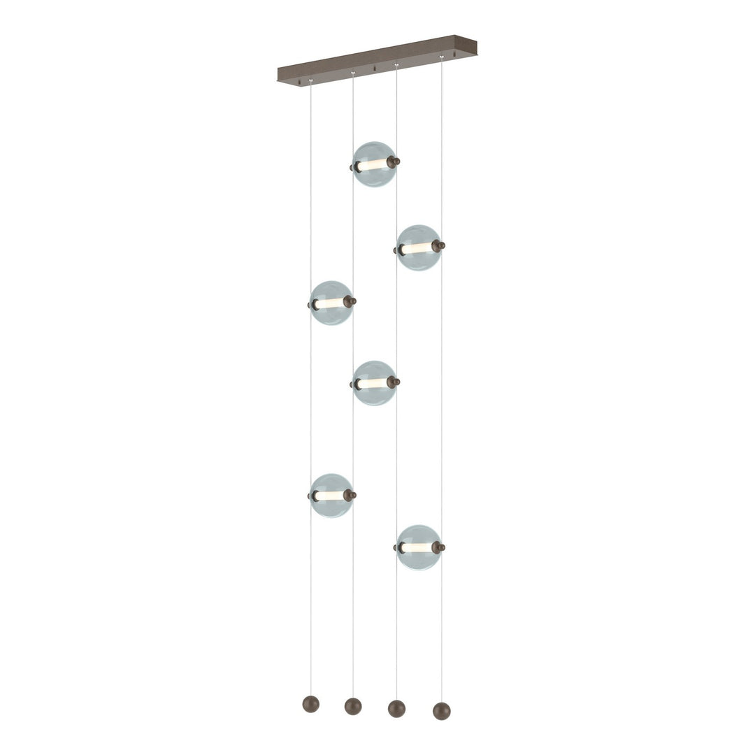 Hubbardton Forge Canada - 139055-LED-STND-05-YL0668 - LED Pendant - Abacus - Bronze