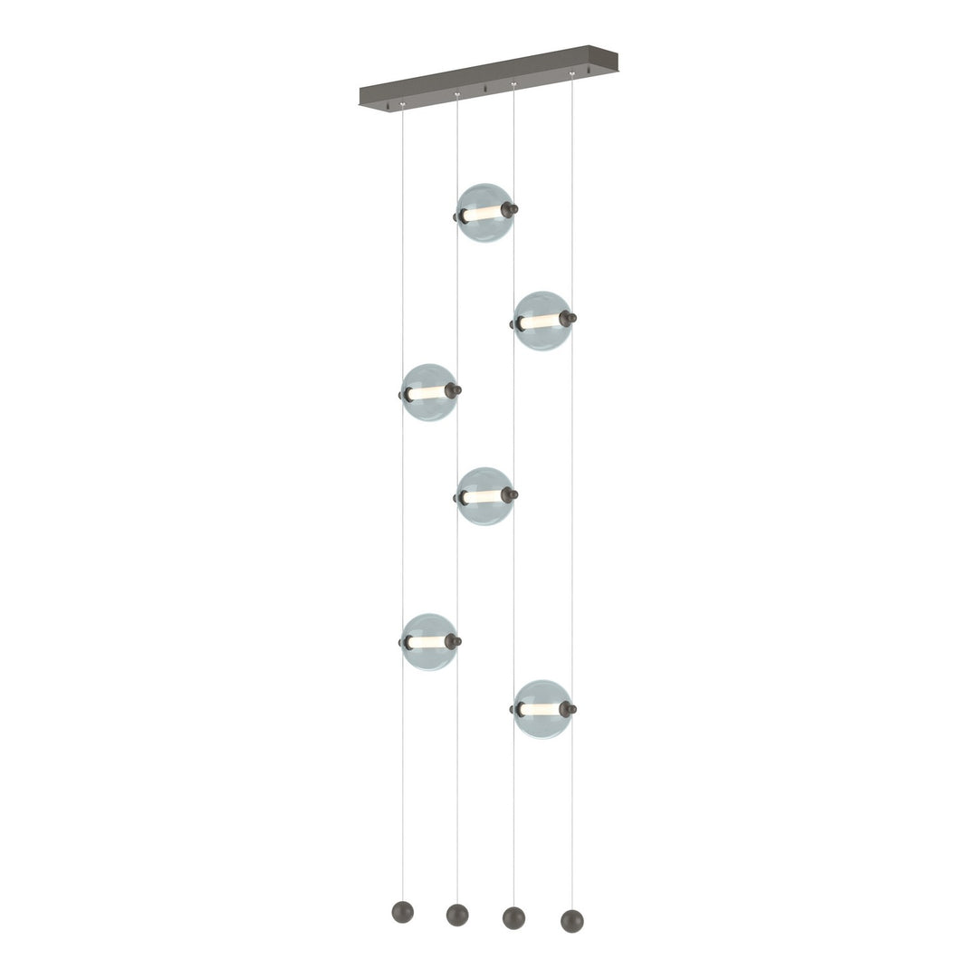 Hubbardton Forge Canada - 139055-LED-STND-07-YL0668 - LED Pendant - Abacus - Dark Smoke
