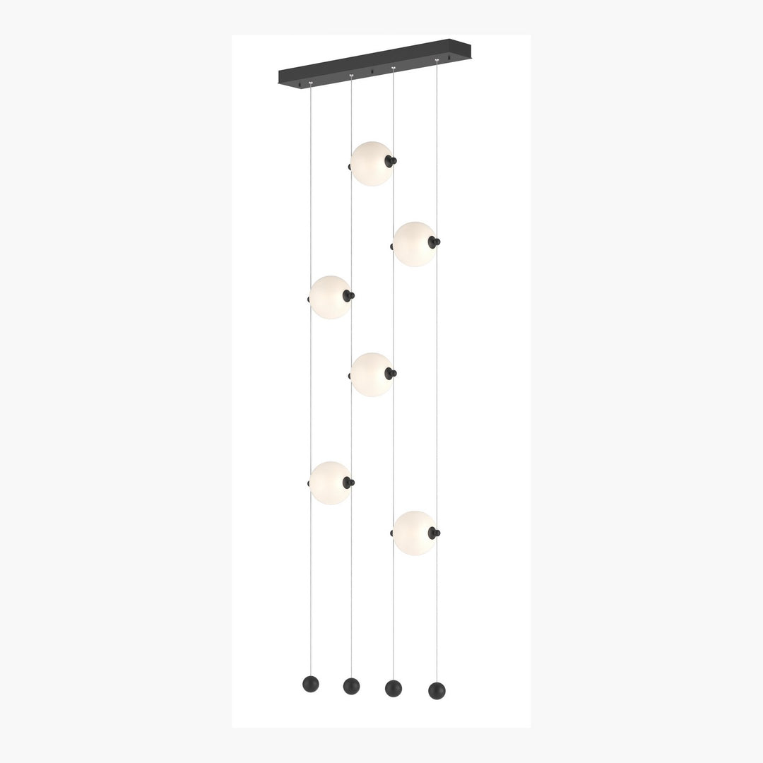 Hubbardton Forge Canada - 139055-LED-STND-10-GG0668 - LED Pendant - Abacus - Black