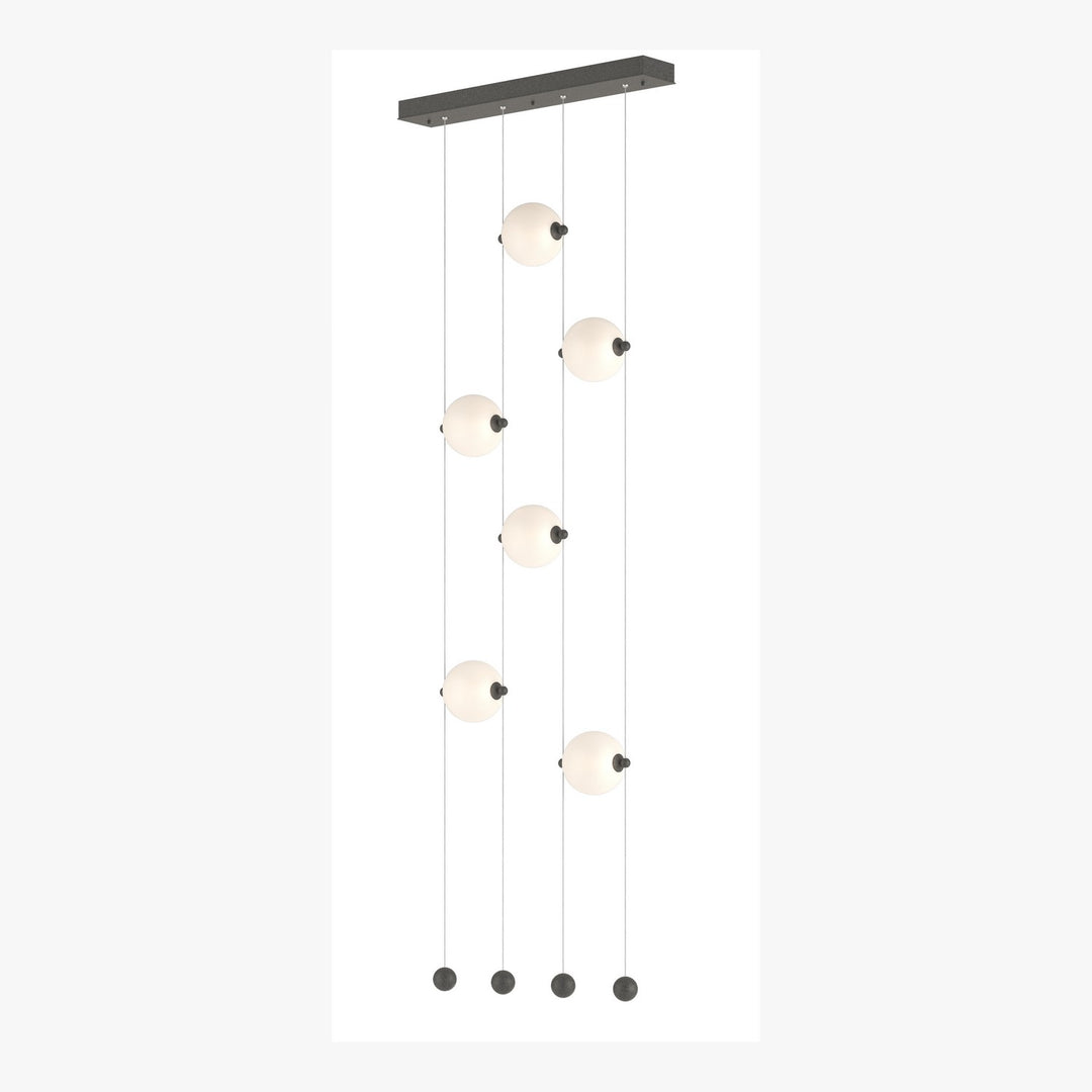 Hubbardton Forge Canada - 139055-LED-STND-20-GG0668 - LED Pendant - Abacus - Natural Iron