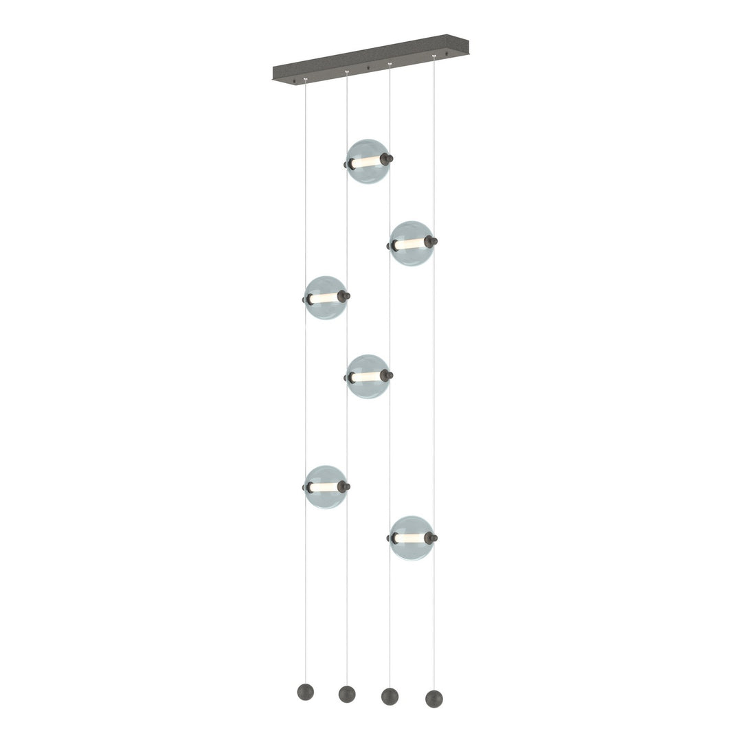 Hubbardton Forge Canada - 139055-LED-STND-20-YL0668 - LED Pendant - Abacus - Natural Iron