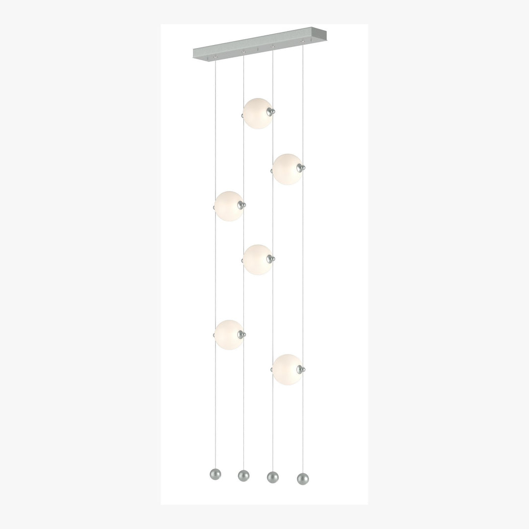 Hubbardton Forge Canada - 139055-LED-STND-82-GG0668 - LED Pendant - Abacus - Vintage Platinum