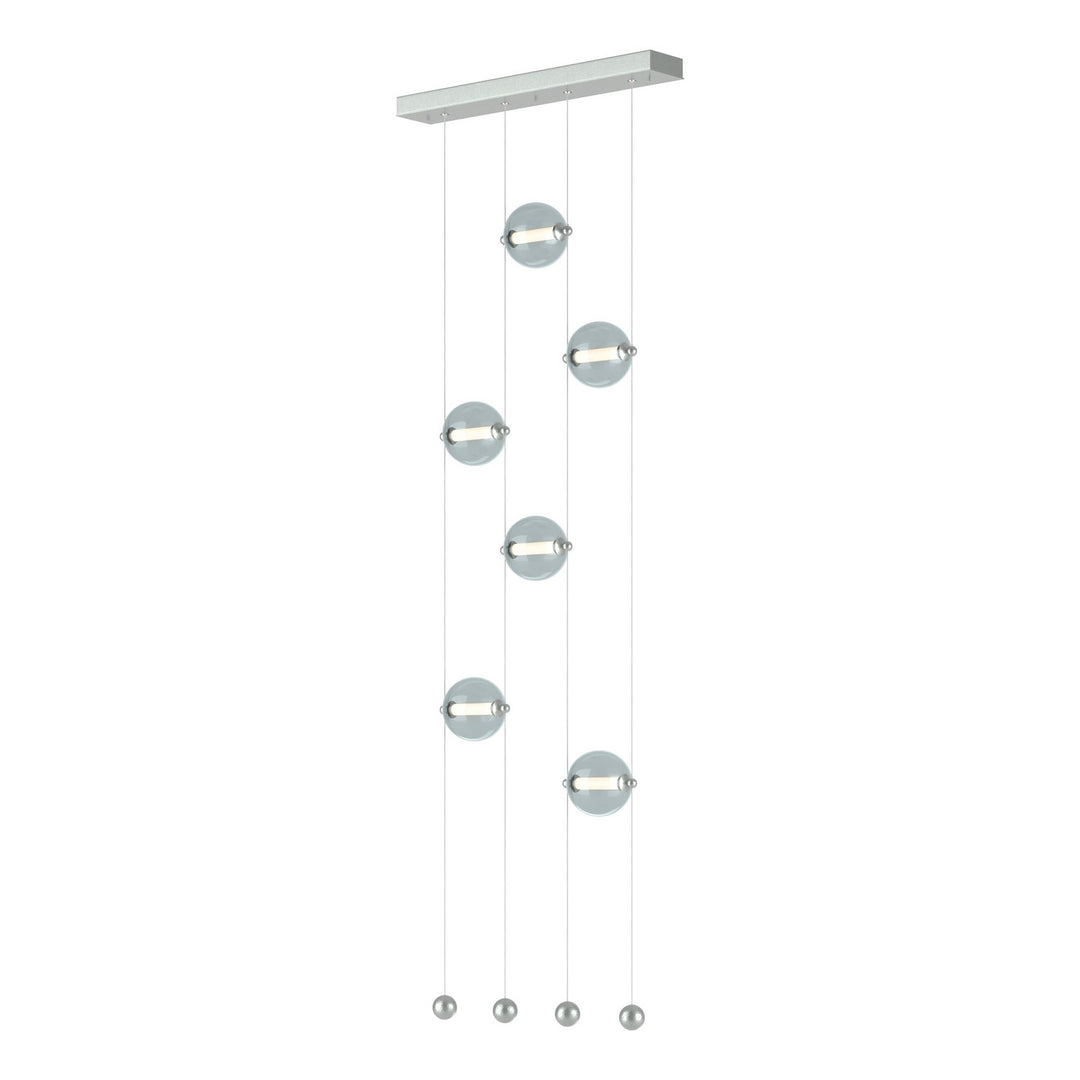 Hubbardton Forge Canada - 139055-LED-STND-82-YL0668 - LED Pendant - Abacus - Vintage Platinum