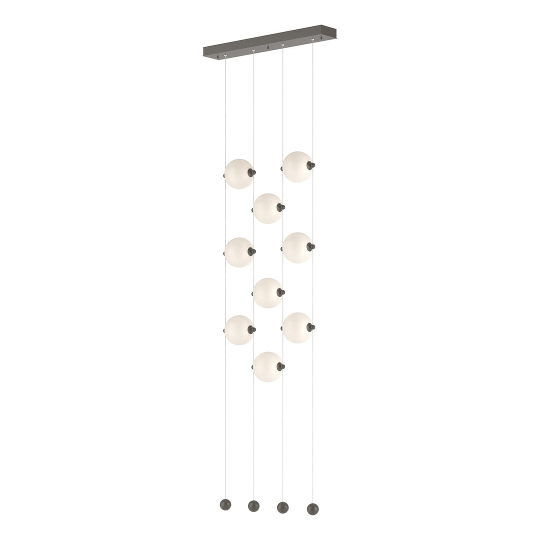Hubbardton Forge Canada - 139057-LED-STND-07-GG0668 - LED Pendant - Abacus - Dark Smoke