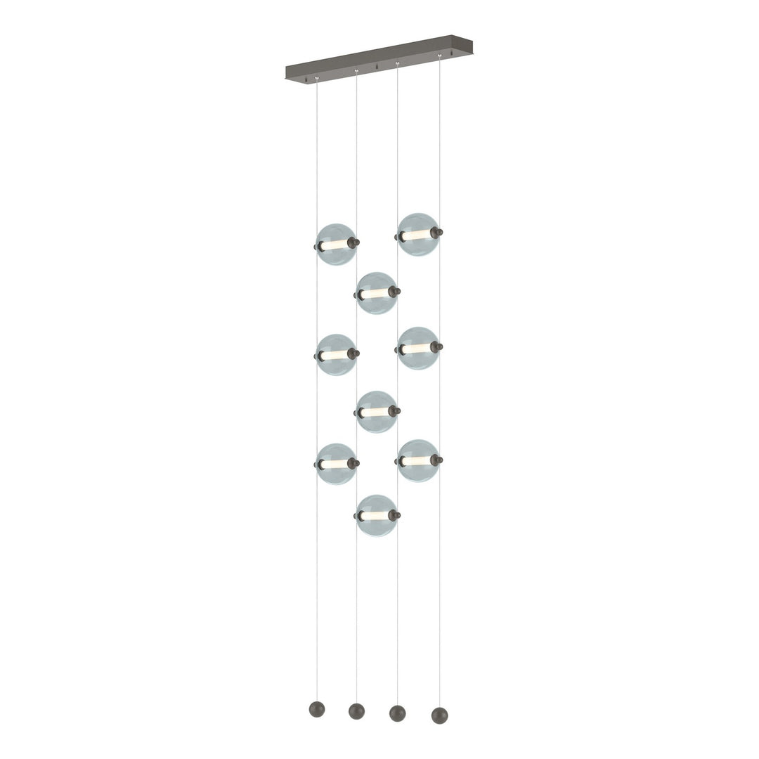 Hubbardton Forge Canada - 139057-LED-STND-07-YL0668 - LED Pendant - Abacus - Dark Smoke