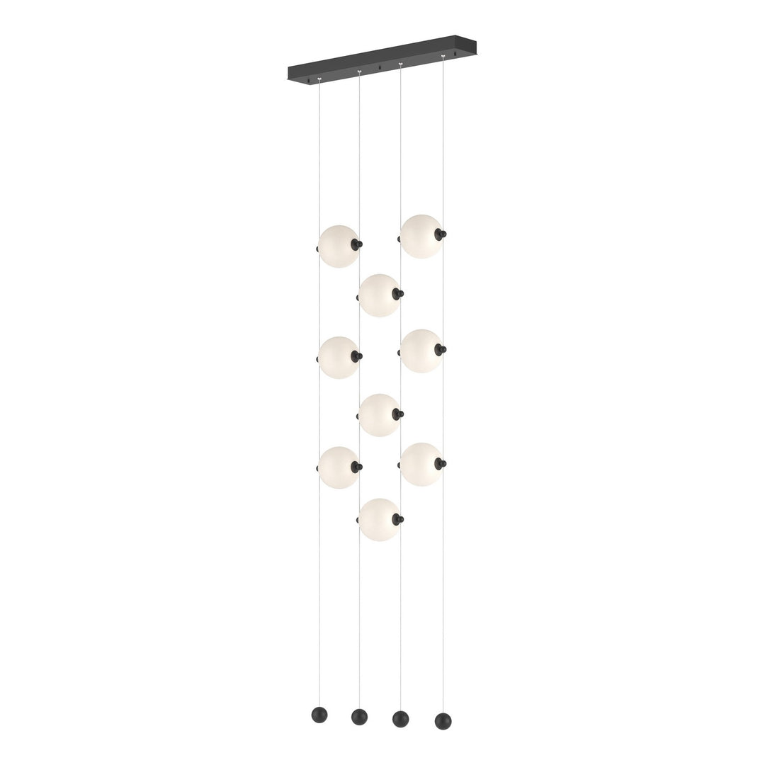 Hubbardton Forge Canada - 139057-LED-STND-10-GG0668 - LED Pendant - Abacus - Black