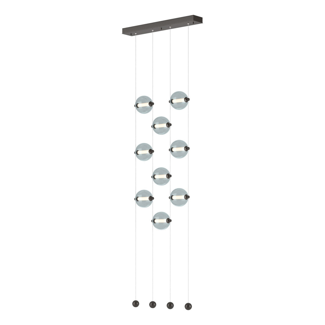 Hubbardton Forge Canada - 139057-LED-STND-14-YL0668 - LED Pendant - Abacus - Oil Rubbed Bronze