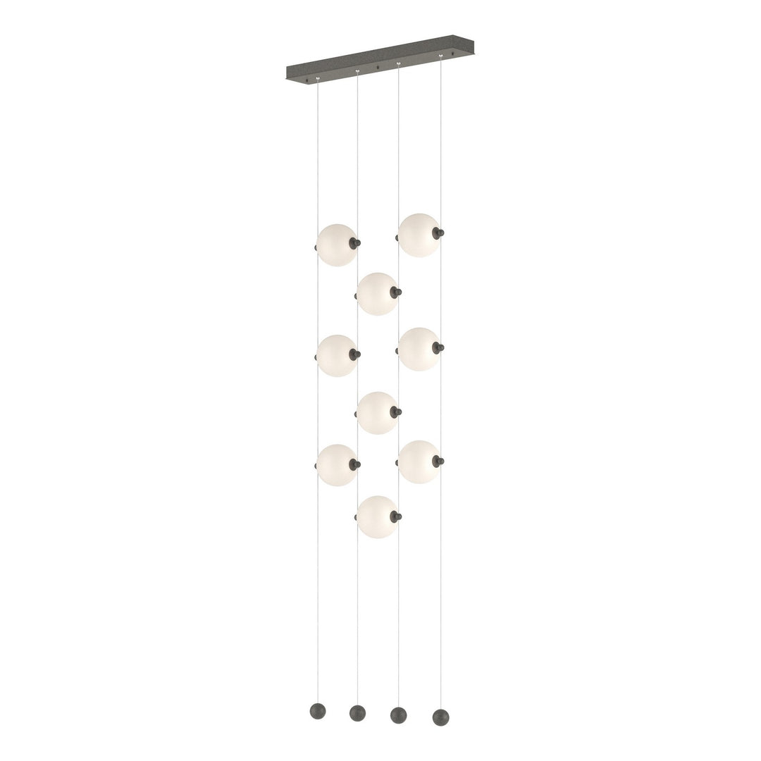 Hubbardton Forge Canada - 139057-LED-STND-20-GG0668 - LED Pendant - Abacus - Natural Iron