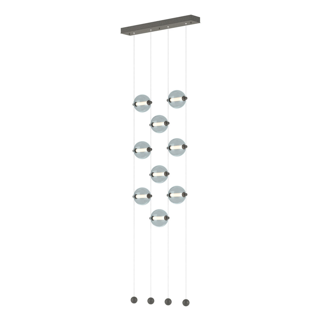 Hubbardton Forge Canada - 139057-LED-STND-20-YL0668 - LED Pendant - Abacus - Natural Iron