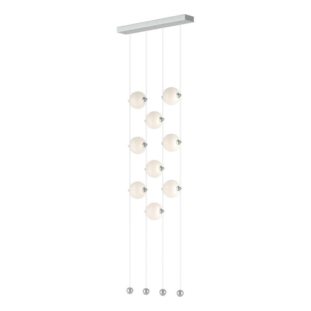 Hubbardton Forge Canada - 139057-LED-STND-82-GG0668 - LED Pendant - Abacus - Vintage Platinum