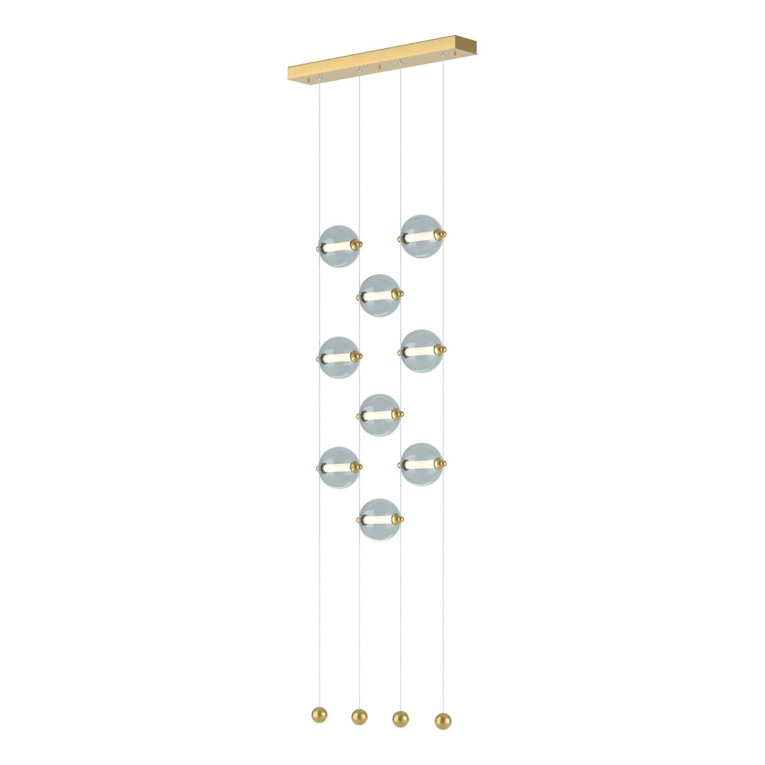 Hubbardton Forge Canada - 139057-LED-STND-86-YL0668 - LED Pendant - Abacus - Modern Brass