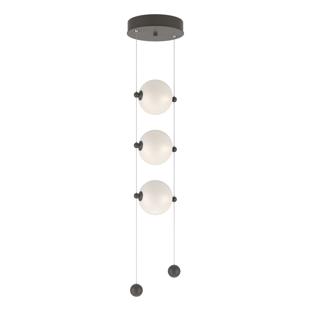 Hubbardton Forge Canada - 139059-LED-STND-07-GG0668 - LED Pendant - Abacus - Dark Smoke