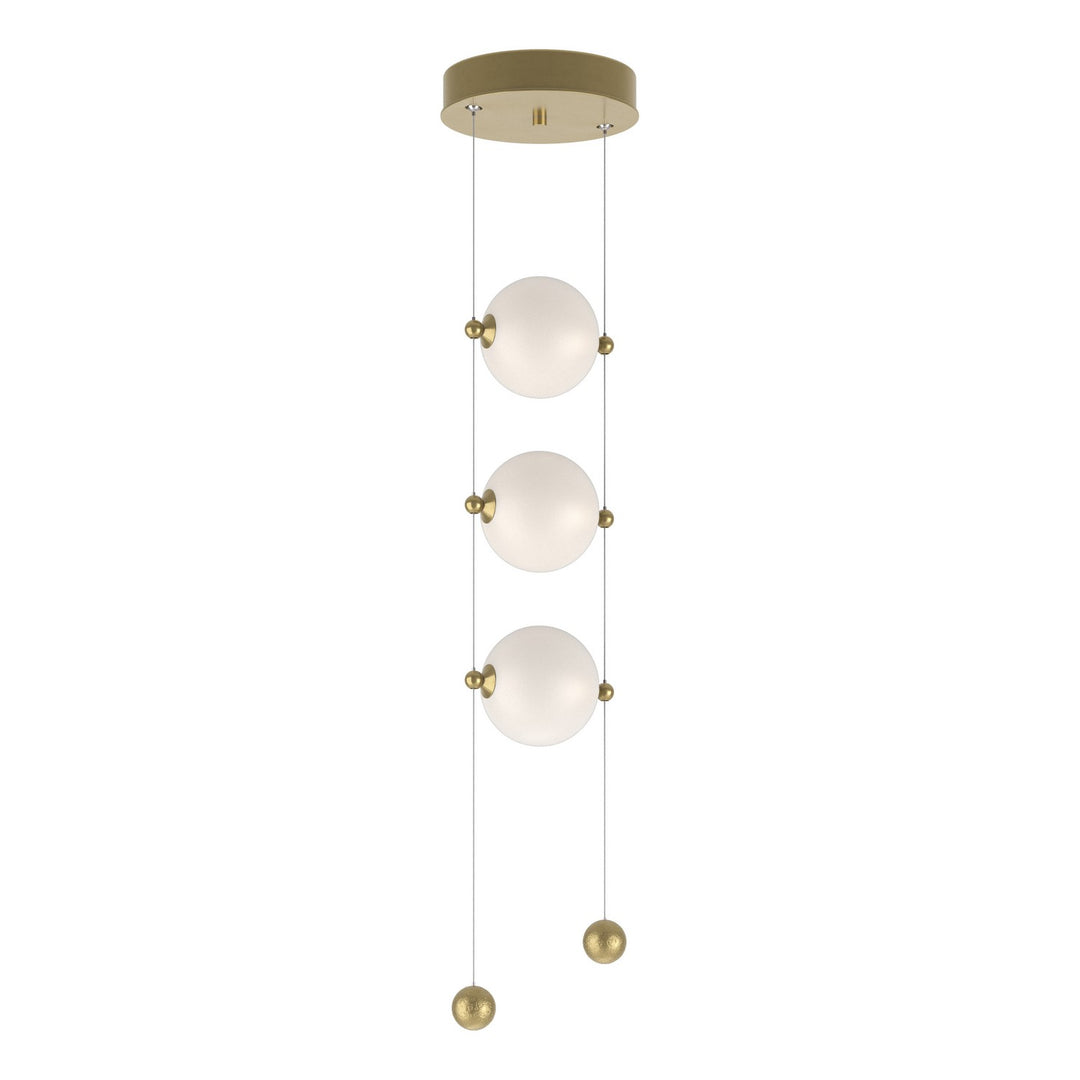 Hubbardton Forge Canada - 139059-LED-STND-86-GG0668 - LED Pendant - Abacus - Modern Brass
