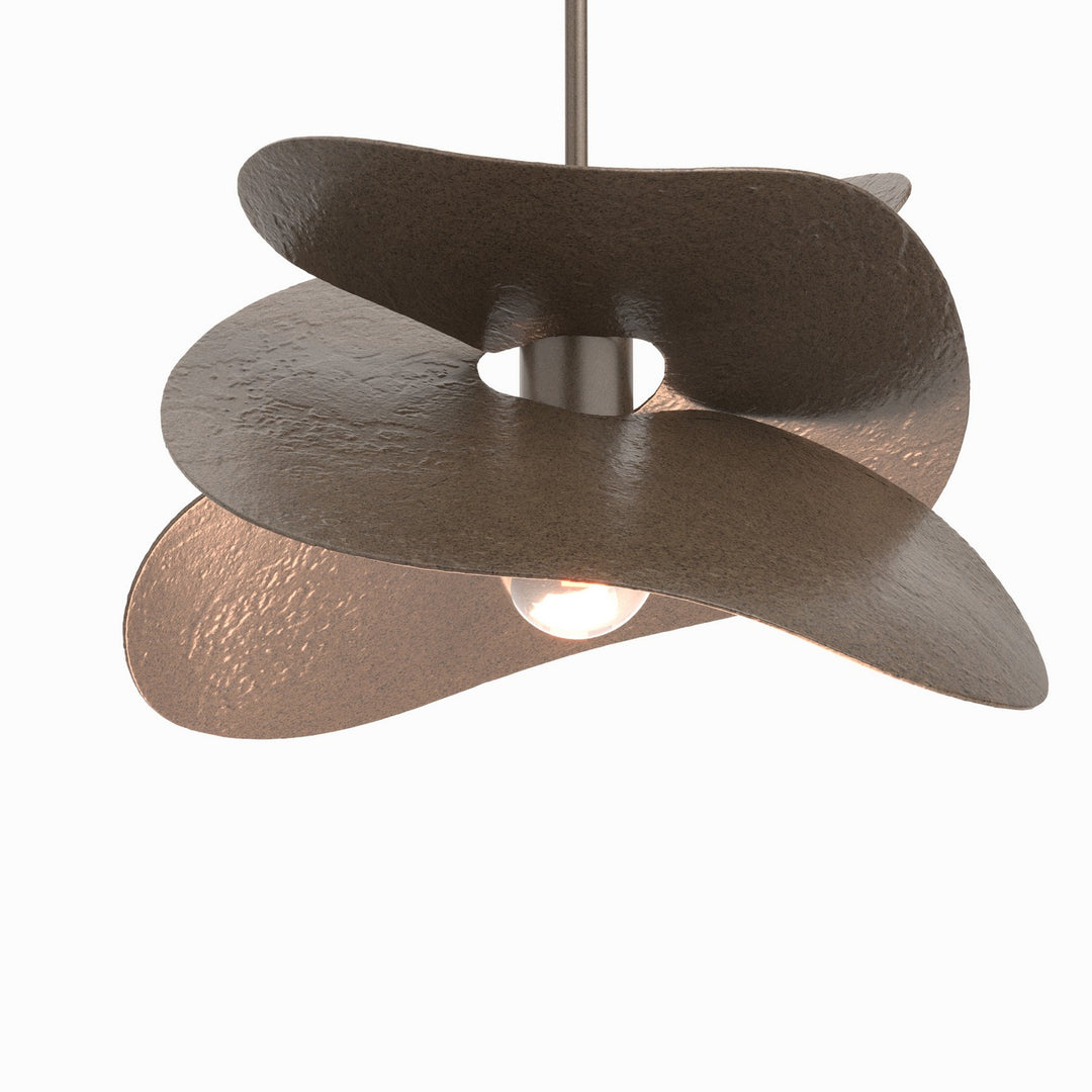 Hubbardton Forge Canada - 139450-SKT-MULT-05 - One Light Pendant - Hibiscus - Bronze